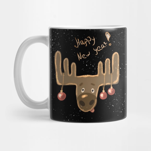 Christmas deer by M.o.r.o.zzz.k.o